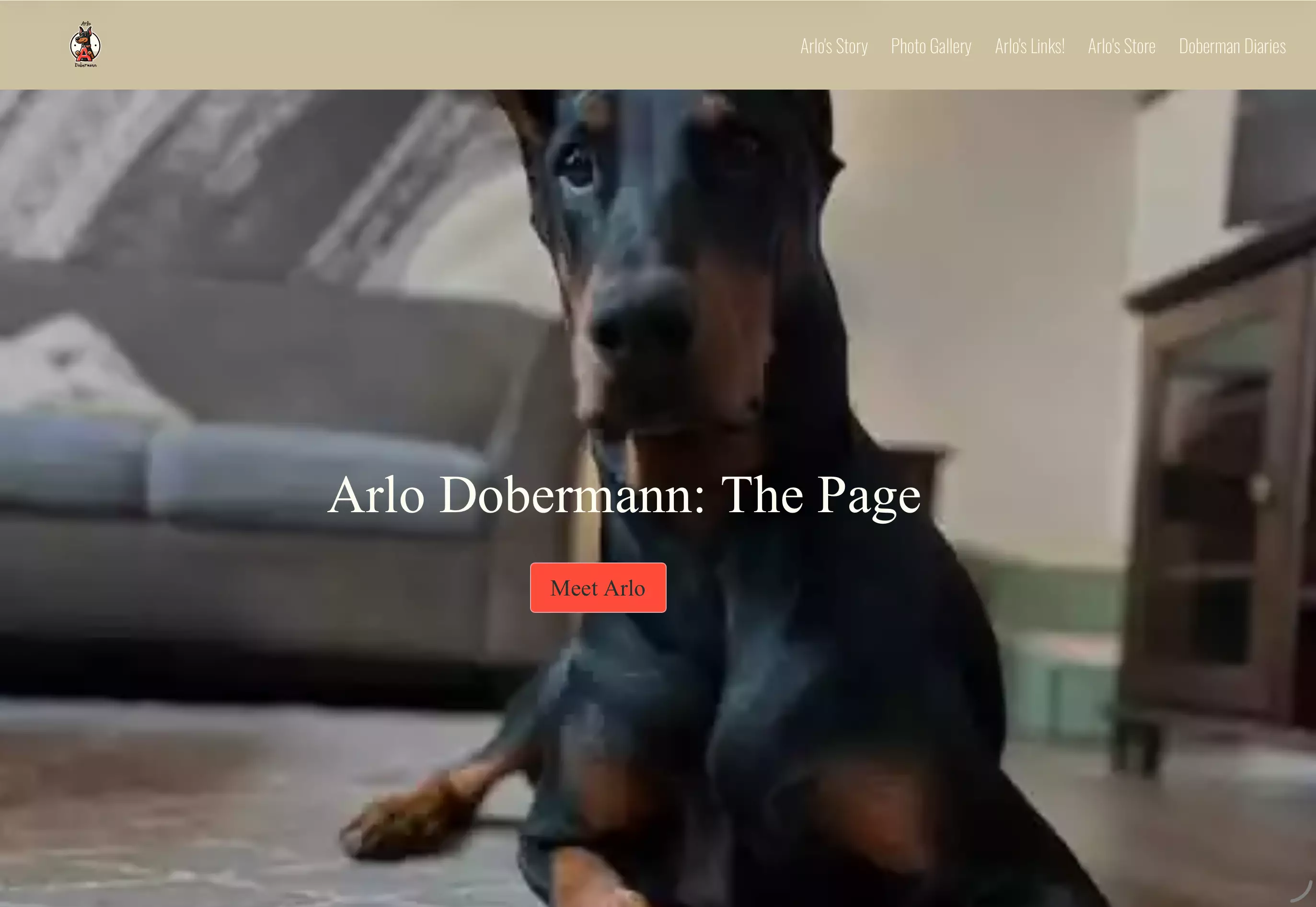 Arlo Dobermann website